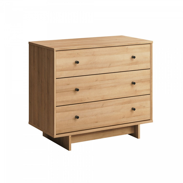 Finnley 3-drawer Nightstand - Natural Oak 