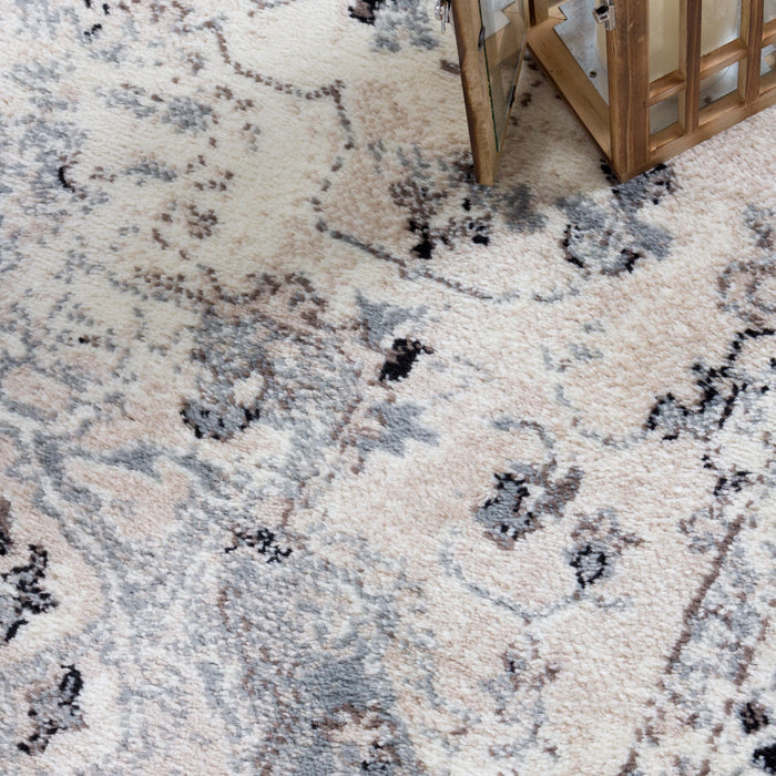 Far Grey 3x5 Area Rug