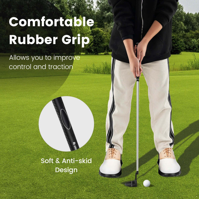 Ultimate 35" Golf Putter Mallet Style Putter With Alignment Aid Rubber Grip & Head Cover