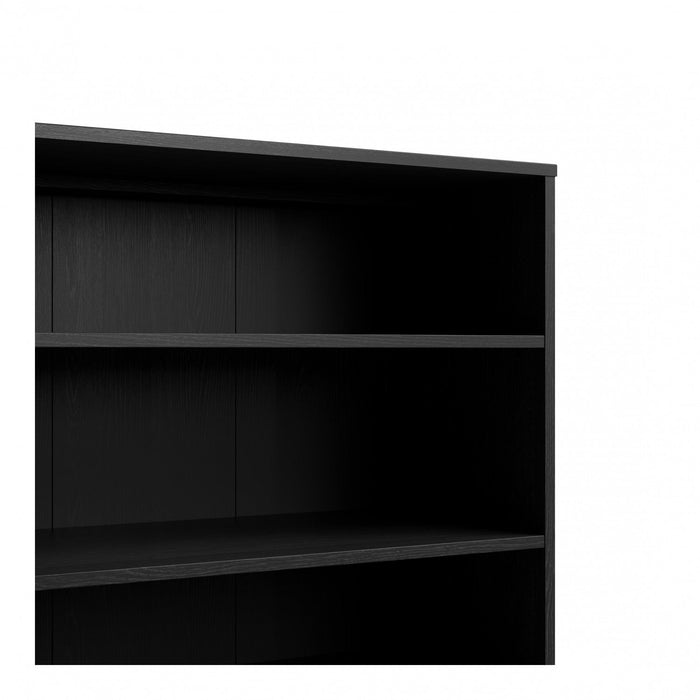 Modulr 2 Adjustable Shelves Bookcase - Black Oak 