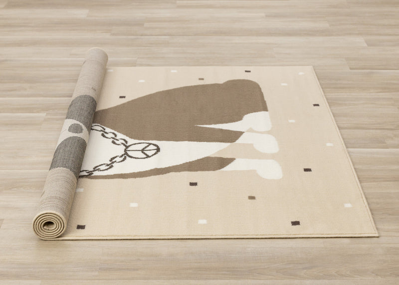 Forte Kids Swaggy Dog Area Rug - 3'11\" x 5'7\"