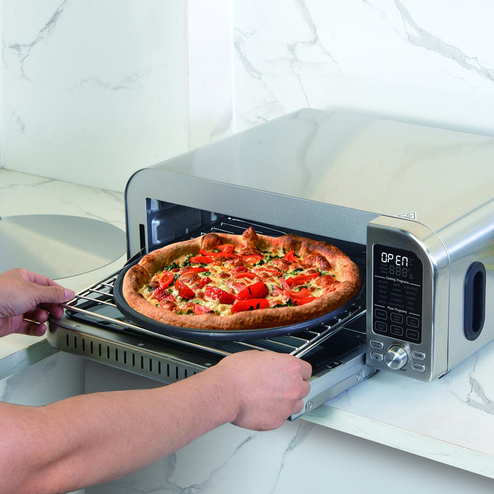 Salton Pizzadesso - Ultra High Heat Professional Pizza Oven and Air Fryer Combo Convection Toaster Oven 