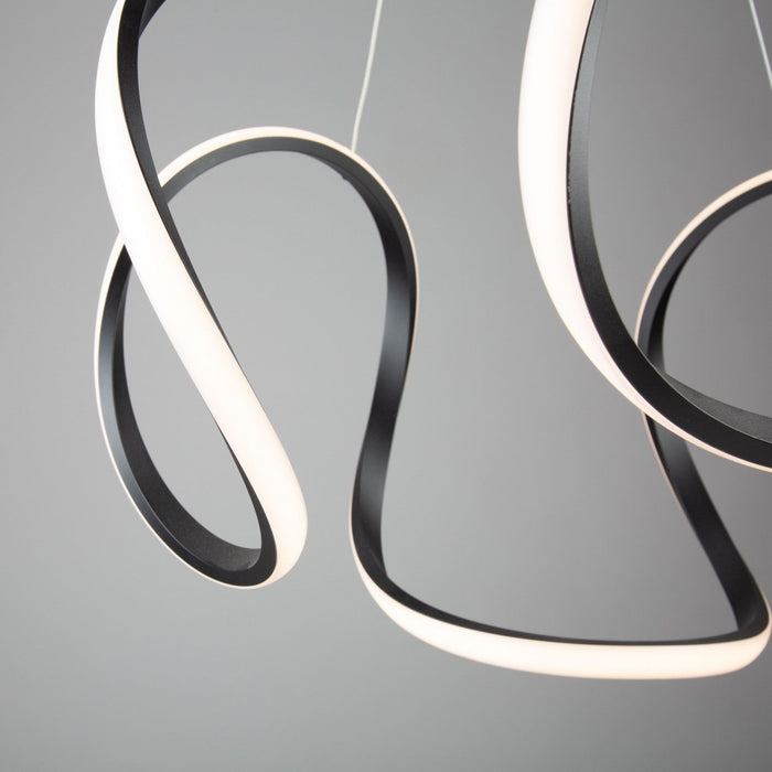 Mira 40 W LED Pendant Black 