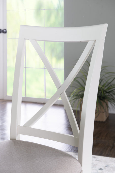 Jane Fabric Grey Dining Chair - Set of 2
