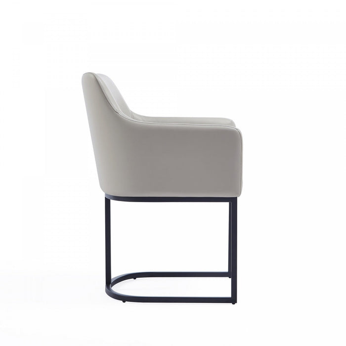 Serena Modern 8-Piece Dining Set in Light Gray Dining Chair 