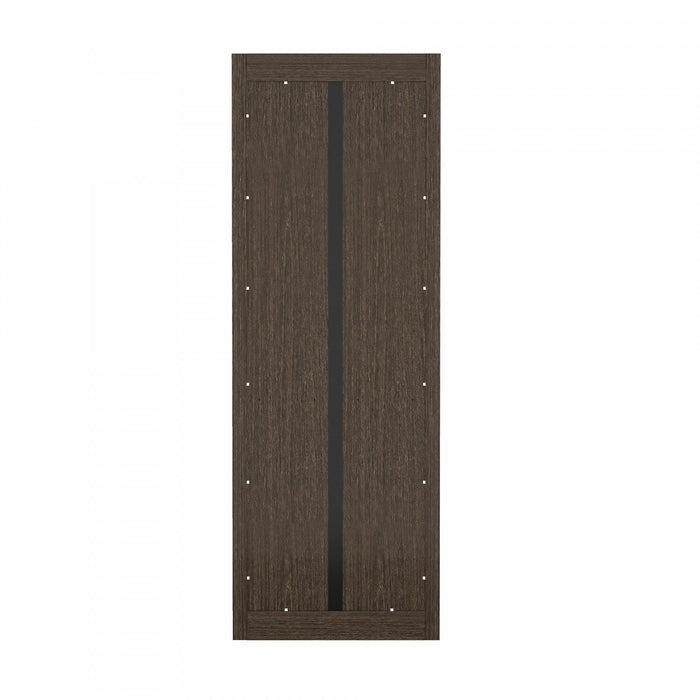 Rivington Modern 28\" Open Bookcase in Dark Walnut 