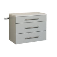 Hangups 3-Drawer Base Storage Cabinet - Light Grey