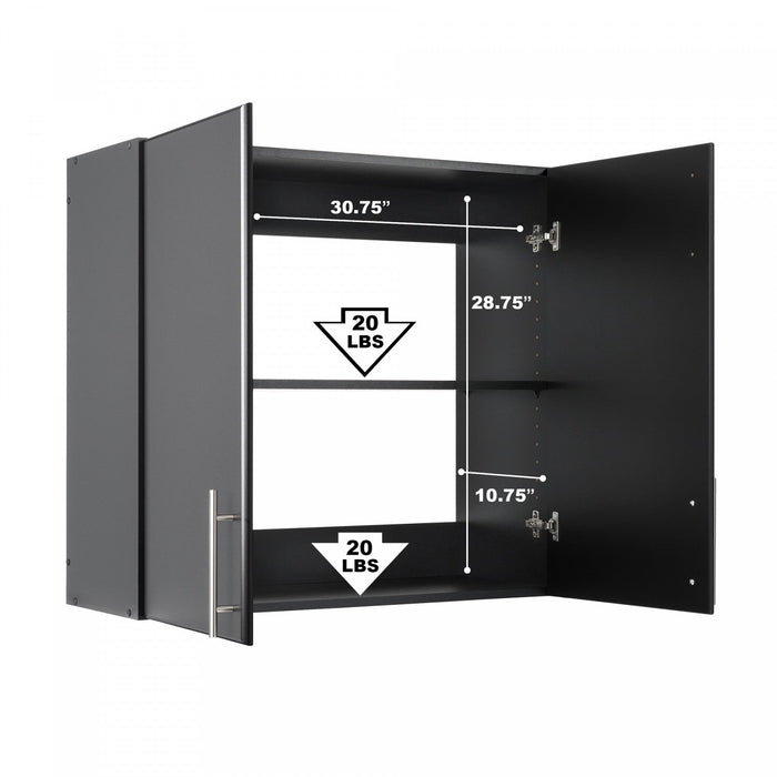 Elite 32\" Wall Cabinet - Black