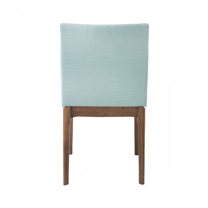 Anastasia Dining Chair Set Of 2 With Fabric Upholstery - Mint 