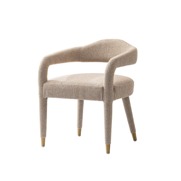 Aspen and Hathaway Modern Industry Chic 5-Piece Dining Set in Silver Lining and Natural 