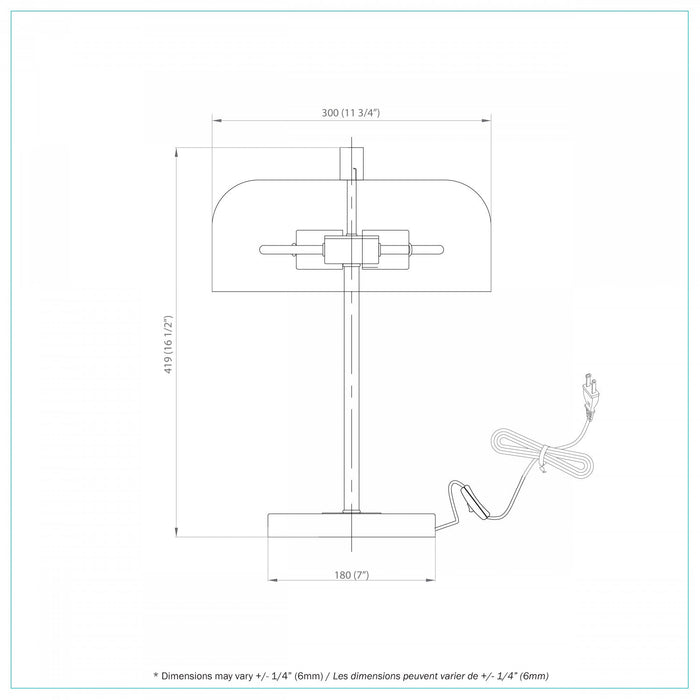 Fazer Black Table Lamp
