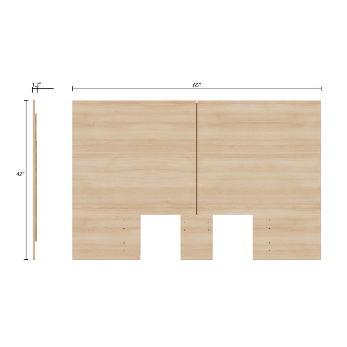 Nordika James Full Headboard - Natural Blonde Oak