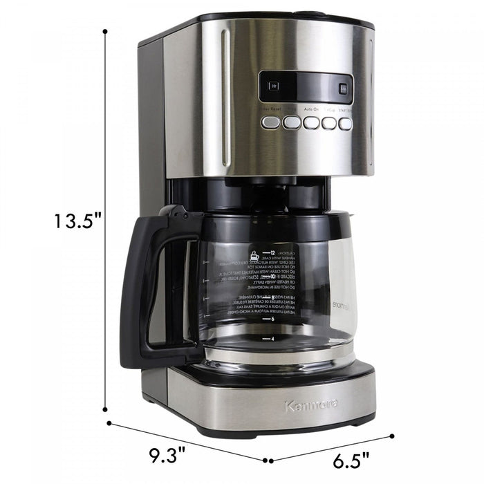 Kenmore 12-Cup Programmable Coffee Maker Black - KKCM12B