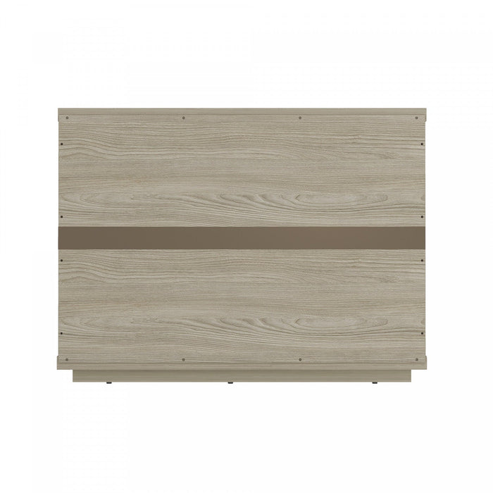 Evelyn Modern 32\" Nightstand in Natural (3-Drawer) 