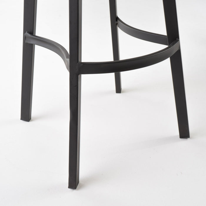 Larry Swivel Barstool Set Of 2 With 360° rotating Seat - Antique Natural 