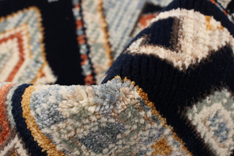 Quincy Navy-Blue Area Rug - 7'10\" x 10'2\"