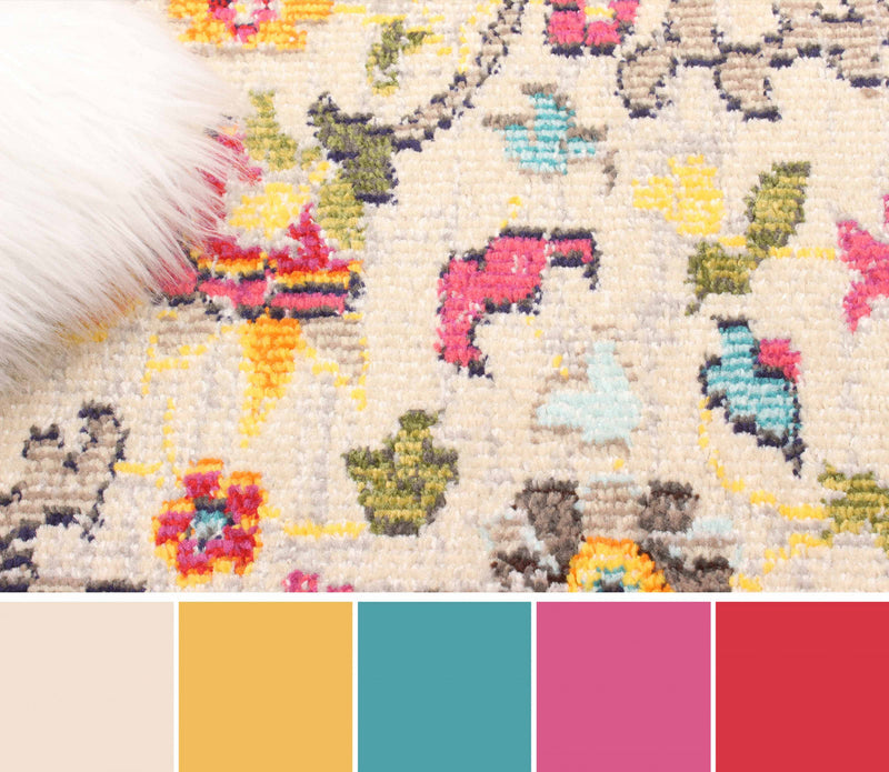 Rosa Ivory Rug 8'0\" x 10'0\" 