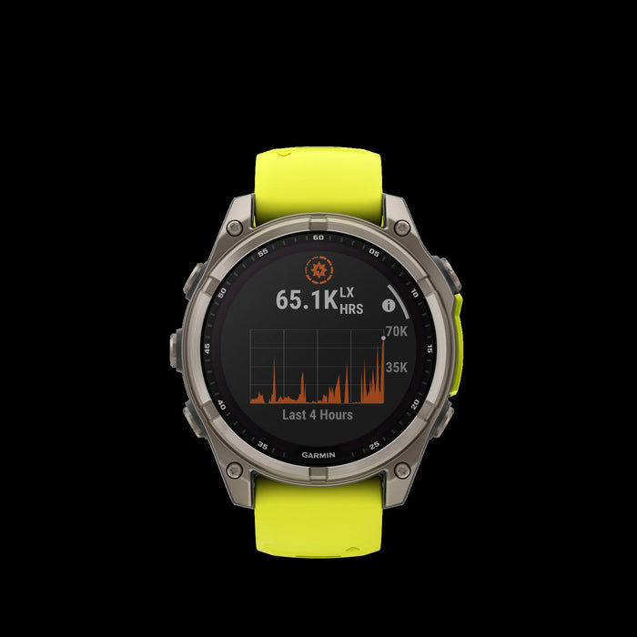 Garmin Fēnix 8 Solar Sapphire Smartwatch 47mm - Gps, Compass, Gyroscope And Barometric Altimeter 