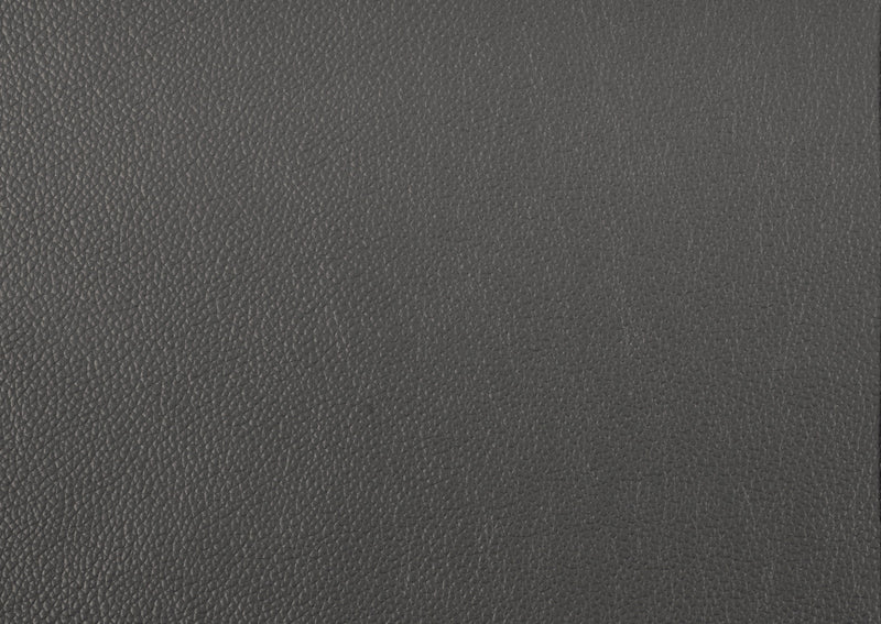 Murdock Accent Chair Dark Grey Leather 
