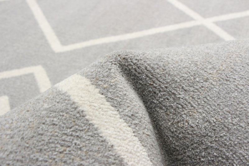 Kenza Grey Machine Washable Area Rug - 8'0\" x 10'0\"
