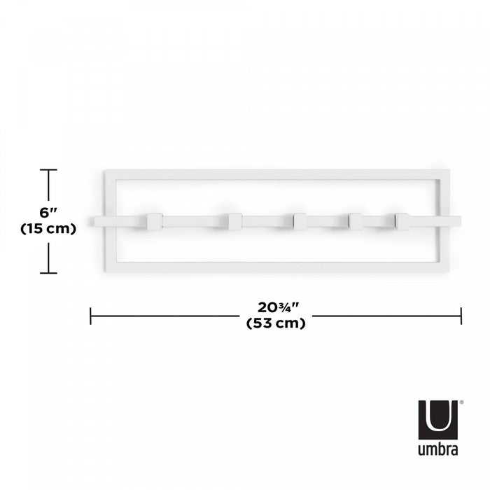 Umbra Cubiko Wall Hooks - White