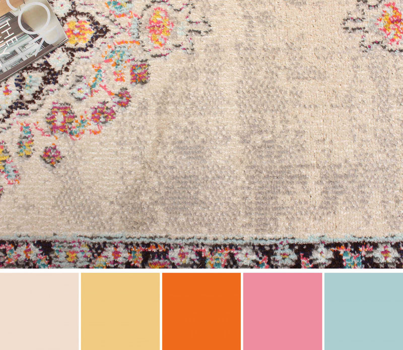 Lea Ivory Rug 2'8\" x 8'2\" 