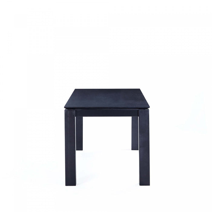 Rockaway Modern Industry Chic 71\" Dining Table in Black 