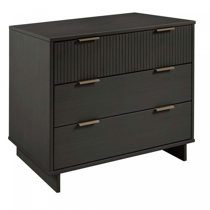 Granville Modern 2-Piece Dresser Set in Charcoal Gray 