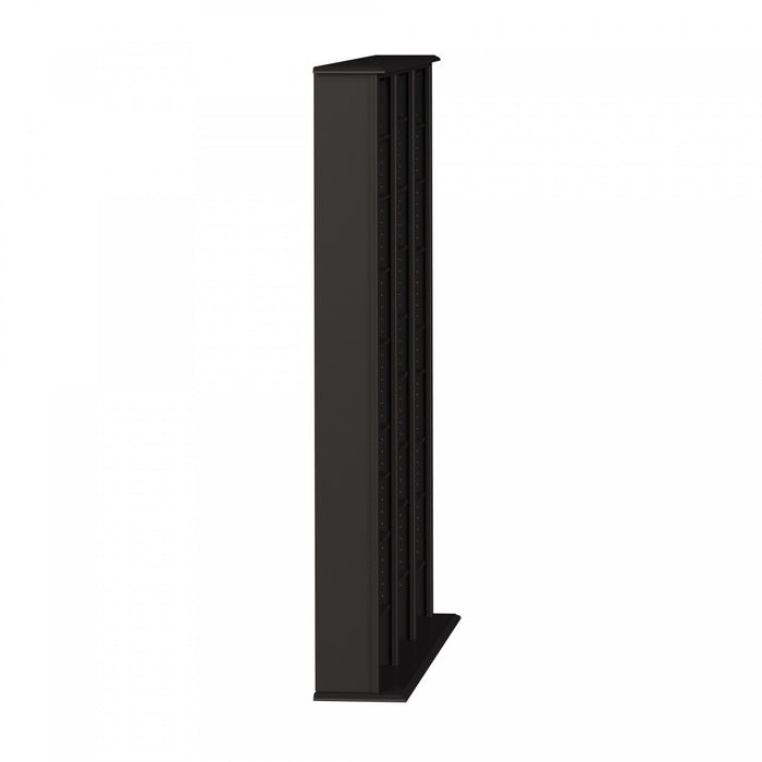 27 Adjustable Shelves Multimedia Storage - Black 