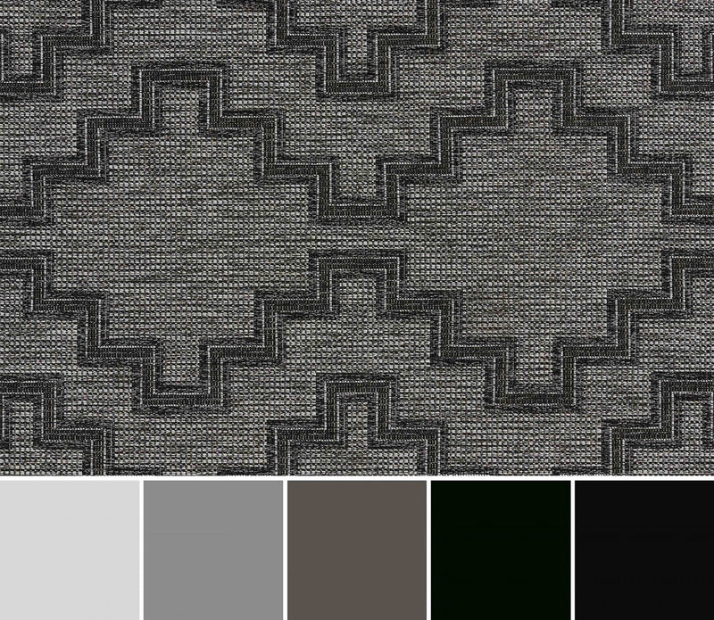 Esina Transitional 8'0\" x 10'0\" Area Rug in Grey Indoor Area Rug 