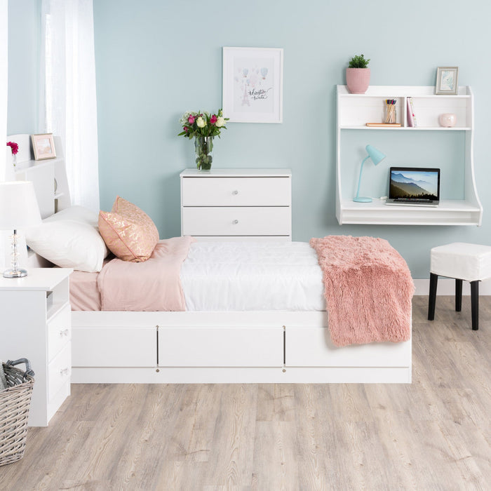 Astrid Kids 4-Drawer Dresser - White