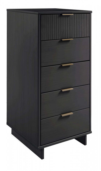Granville Modern 2-Piece Dresser Set in Charcoal Gray 