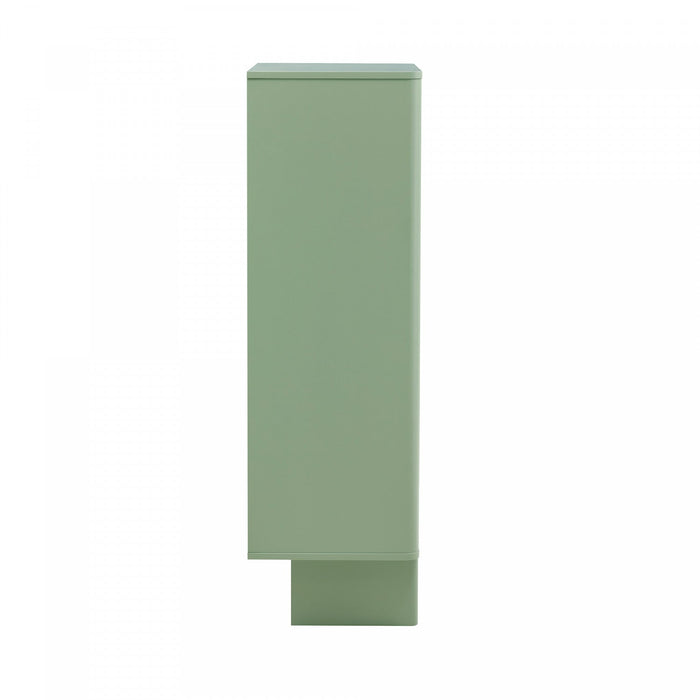 Ella Modern 32\" Accent Cabinet in Sage Green 