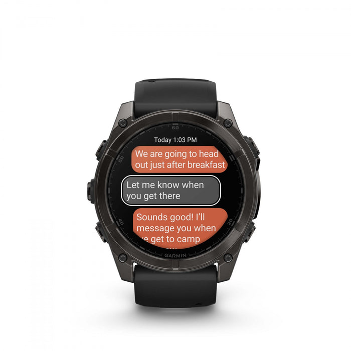 Garmin Fēnix 8 Amoled Sapphire Smartwatch 51mm - Gps, Compass, Gyroscope And Barometric Altimeter 