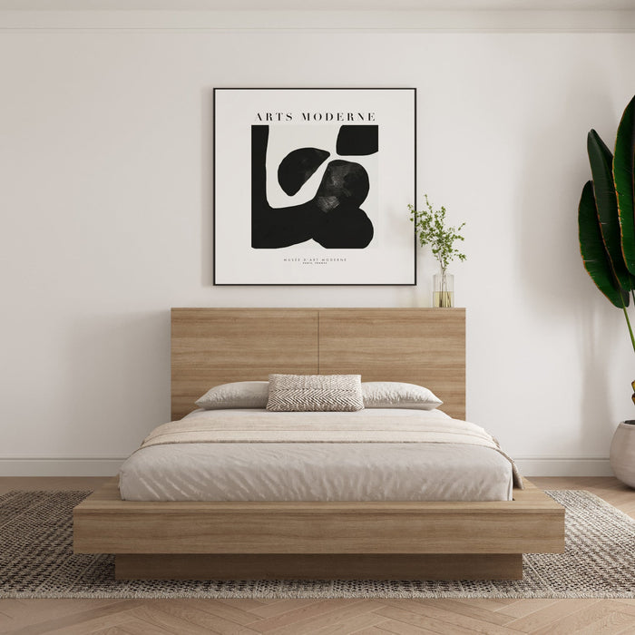Nordika Marconi Queen Headboard - Brown Oak