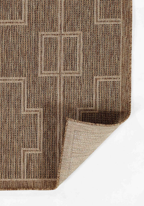Dune Transitional 6'6\" x 9'0\" Area Rug in Ivory Indoor Area Rug 