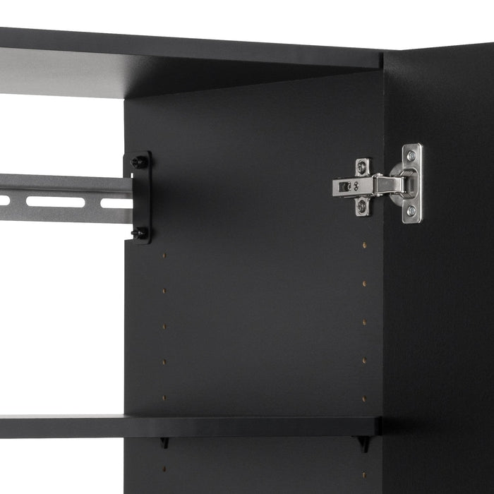 Hangups 120-inch 6-piece Garage Storage Cabinet Set I - Black 