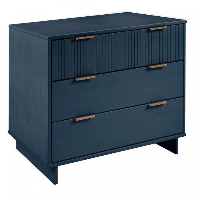 Granville Modern 2-Piece Dresser Set in Midnight Blue 
