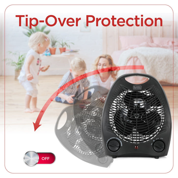 Black+Decker 10\" Personal Desktop Heater 