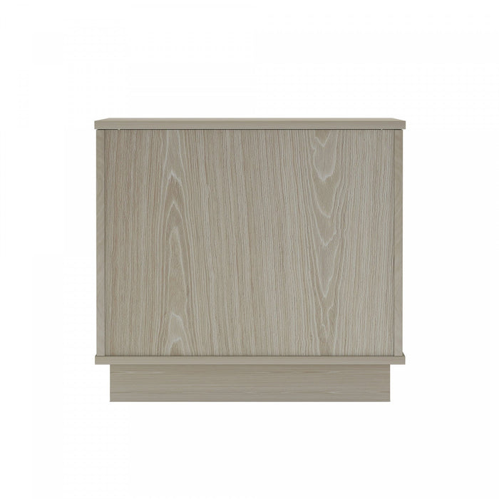 Horizon Modern 22\" Nightstand in Whitewashed Oak (2-Drawer) 