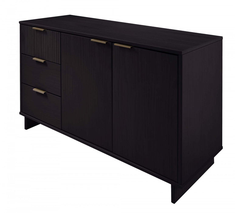 Granville Modern 55\" Sideboard in Black Buffet 