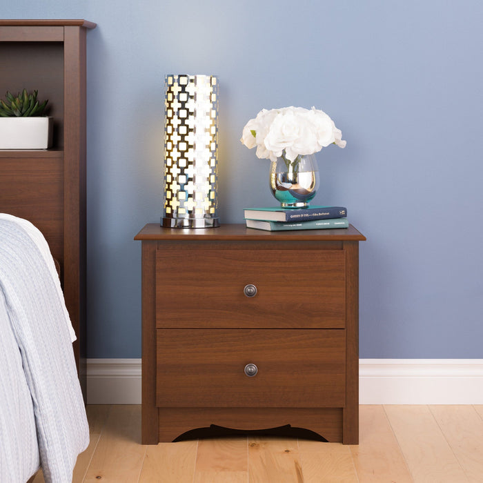 Monterey 2-Drawer Nightstand - Cherry