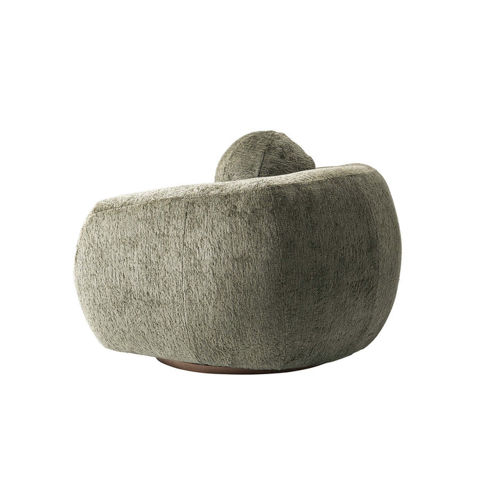 Tribeca Mid-Century Modern 3-Piece Sofa Set in Olive Green 