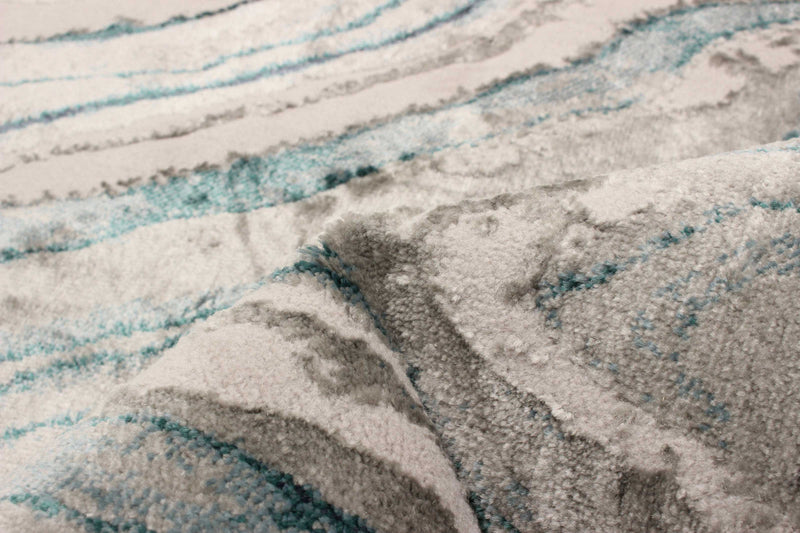 Zhara Teal Area Rug - 5'0\" x 8'0\"