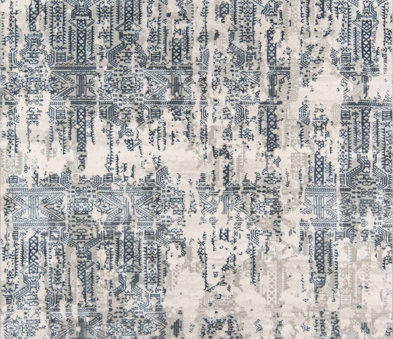 Claudia Traditional 7'9\" x 9'10\" Area Rug in Grey Indoor Area Rug 