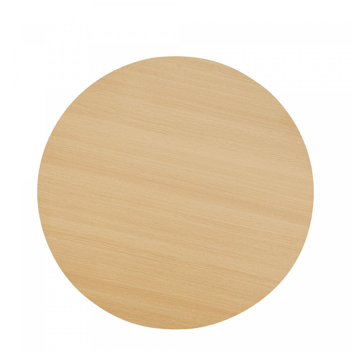 Layla Scandinavian Modern Coffee Table in Light Oak Armoire 