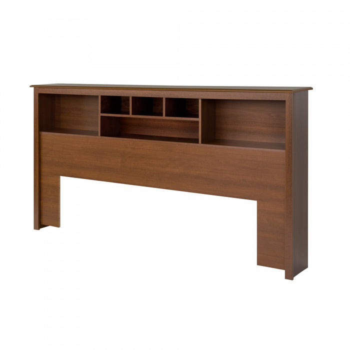 King Bookcase Headboard - Cherry