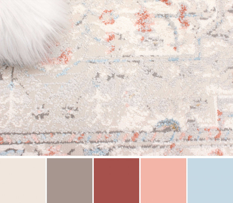 Mira Ivory Rug 5'0\" x 8'0\" 