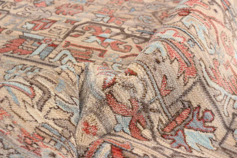 Bettina Traditional 5'0\" x Area Rug in Multi Indoor Area Rug 