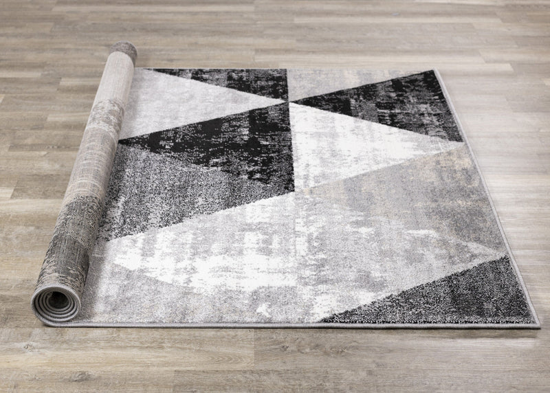 Covington Distressed Triangles Area Rug - 5'3\" x 7'7\"